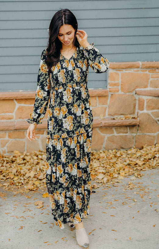 The September Maxi Dress in Fall Frenzy