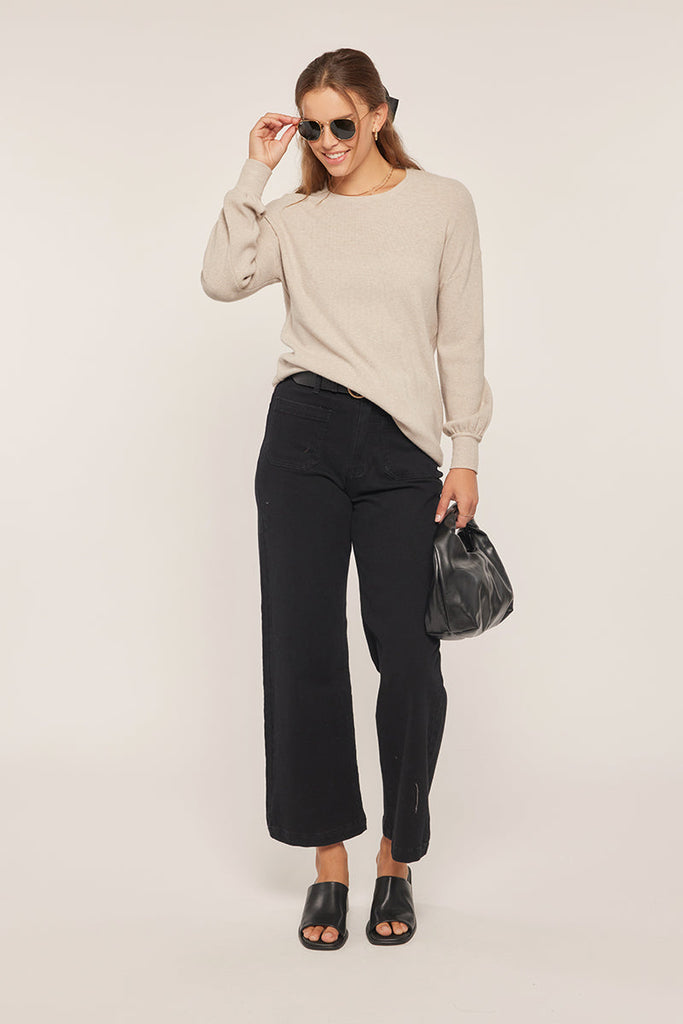 The Christina Pocket Pants in Black