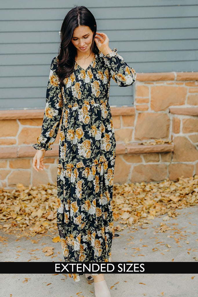 The September Maxi Dress in Fall Frenzy