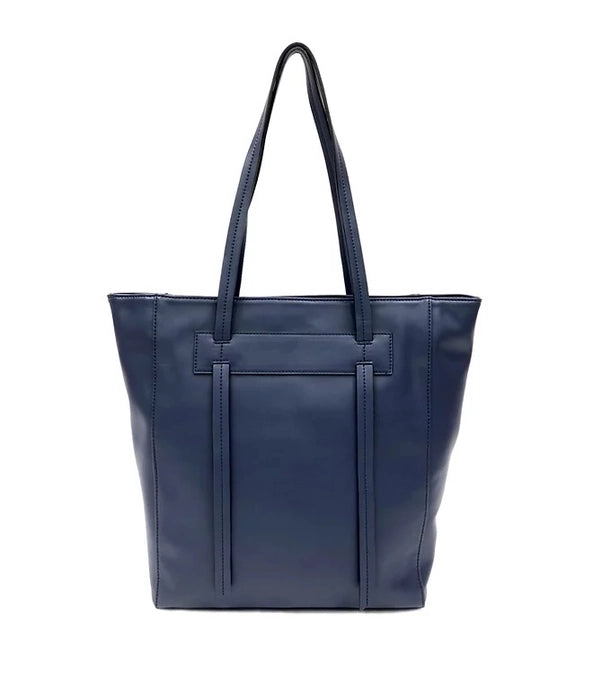 Tall Accent Tote Temple Bag in Navy