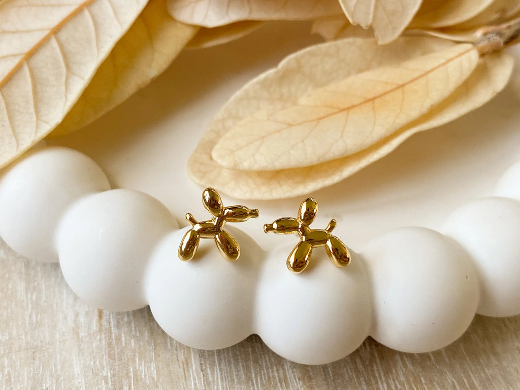 Balloon Dog Studs earring