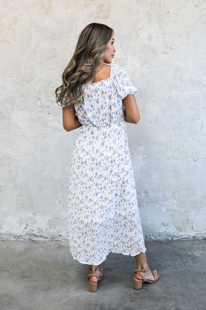 The Rae Maxi Dress in Cloud Blue