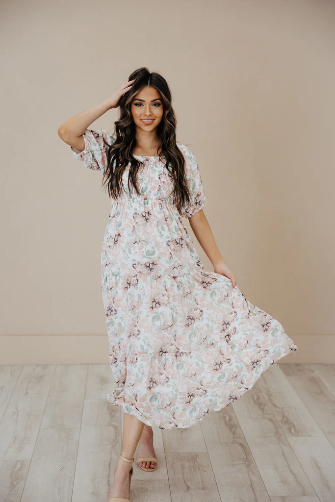 The Indy Maxi Dress in Sweet Pea