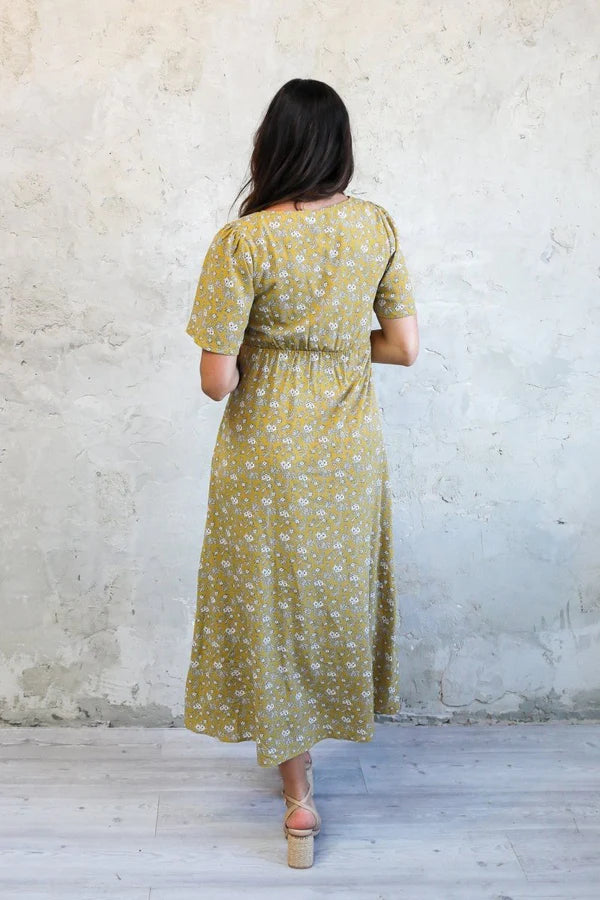 The Rhodes Maxi Dress in Dandelion