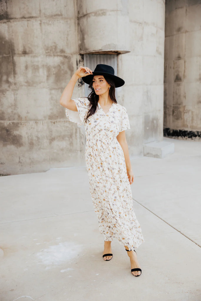 The Eden Maxi Dress in Vanilla Mist